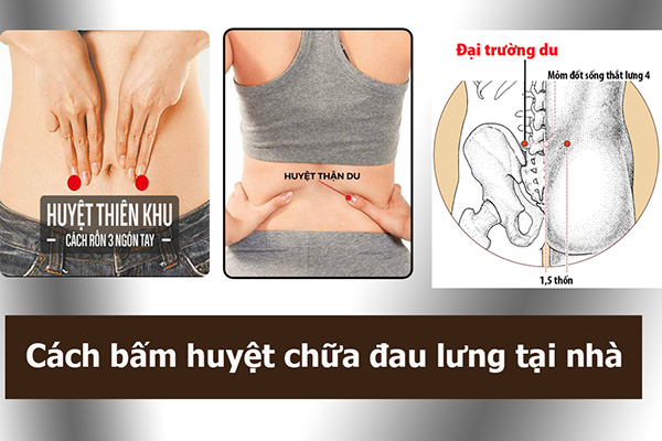 Cách massage - bấm huyệt trị đau lưng