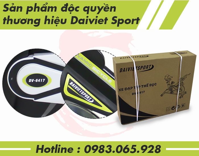 xe đạp tập DV-6417