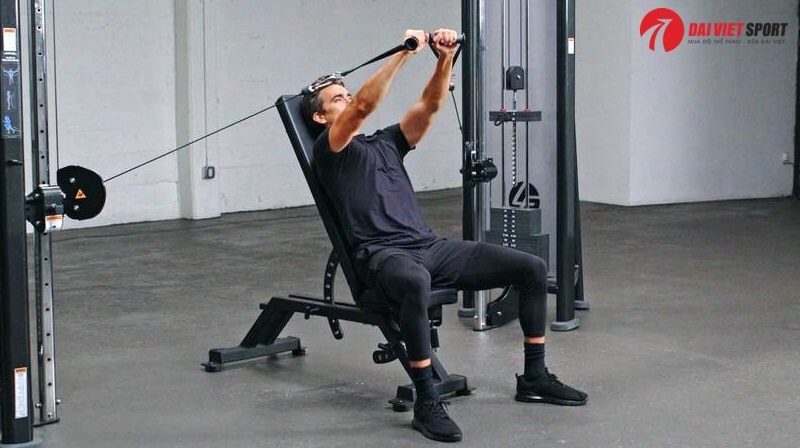 Bài tập Incline cable chest press